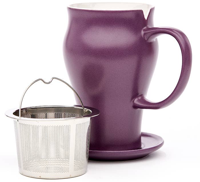 Satin Tea Infuser Mug 16oz – Megan's Pantry