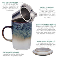 Load image into Gallery viewer, 16 oz Cloud Tea Infuser Mug