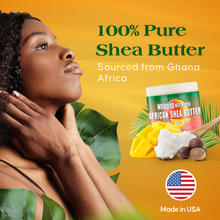 Load image into Gallery viewer, Whipped African Ivory Shea Butter, Mango - 12oz