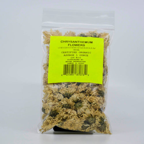 Chrysanthemum Flowers, Dried, C/S, 1oz