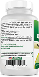 Best Naturals Oregano Oil 250 mg 120 Softgels