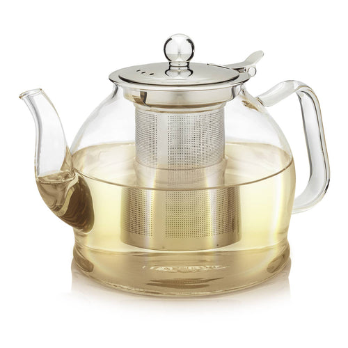 Glass Teapot With Removable Infuser, 27 oz