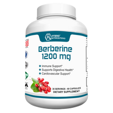 Load image into Gallery viewer, Berberine 1200mg capsules, 60 ct.