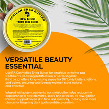 Load image into Gallery viewer, 100% African Shea Butter, Yellow Solid - 16oz