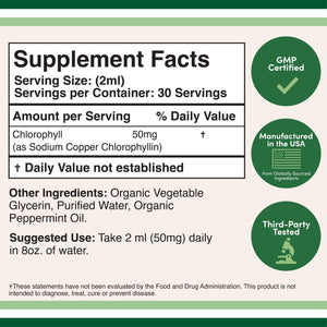 Liquid Chlorophyll, 2 oz