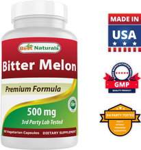 Load image into Gallery viewer, Best Naturals Bitter Melon 500 mg 90 Vegetarian Capsules