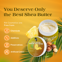 Load image into Gallery viewer, Whipped African Ivory Shea Butter, Pineapple - 12oz