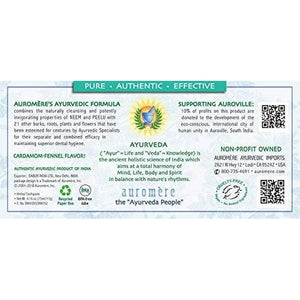 Auromere Ayurvedic Herbal Toothpaste, 4.16 oz