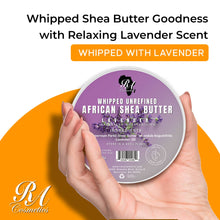 Load image into Gallery viewer, Whipped African Ivory Shea Butter, Lavender - 12oz