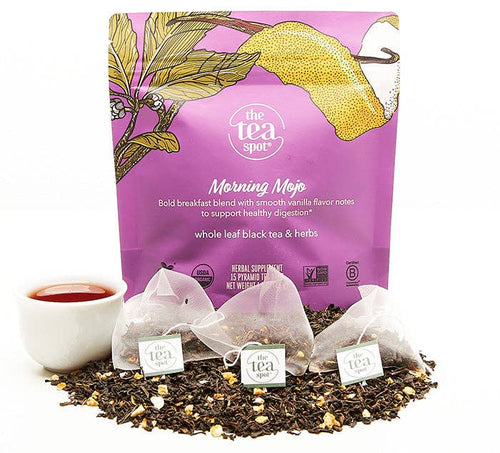 Morning Mojo, Organic Pu'erh Tea Blend - 15 sachets each