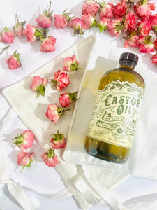 Organic Cold Pressed Castor Oil Hexane Free, 16oz