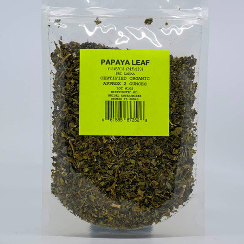 Papaya Leaf, Dried, C/S, 2oz