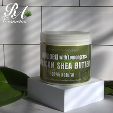Load image into Gallery viewer, Whipped African Ivory Shea Butter, Lemongrass - 12oz