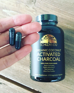 100% Food Grade Organic Coconut Activated Charcoal Capsules