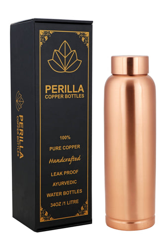 Perilla Home Cleo Copper Water Bottle (1L)