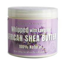 Load image into Gallery viewer, Whipped African Ivory Shea Butter, Lavender - 12oz