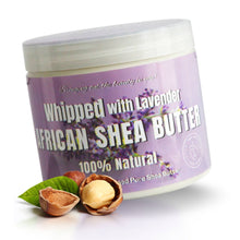Load image into Gallery viewer, Whipped African Ivory Shea Butter, Lavender - 12oz