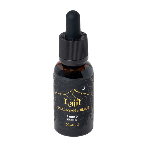 Lajit Himalayan Shilajit Liquid Drops, 1oz