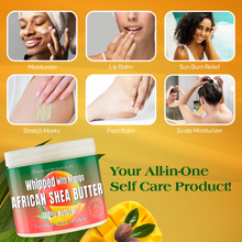 Load image into Gallery viewer, Whipped African Ivory Shea Butter, Mango - 12oz