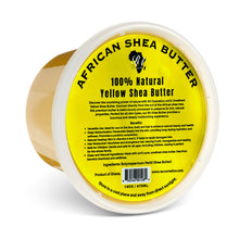 Load image into Gallery viewer, 100% African Shea Butter, Yellow Solid - 16oz