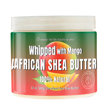 Load image into Gallery viewer, Whipped African Ivory Shea Butter, Mango - 12oz