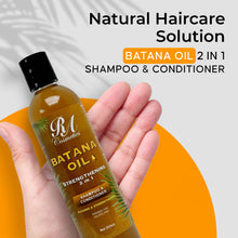 Load image into Gallery viewer, Batana Oil Strengthening 2N1 Shampoo &amp; Conditioner, 8oz