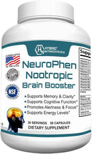Load image into Gallery viewer, NeuroPhen Advanced Nootropic Brain Supplement - 60 Capsules