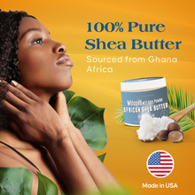 Load image into Gallery viewer, Whipped African Ivory Shea Butter, Baby Powder - 12oz