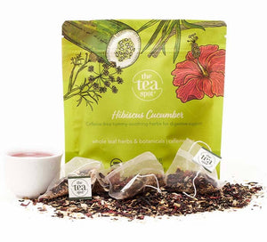 Hibiscus Cucumber Herbal Tea, Organic - 15 Sachets each