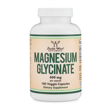 Load image into Gallery viewer, Magnesium Glycinate 400mg, 180 capsules