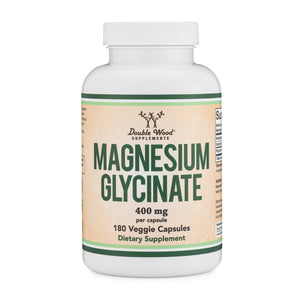 Magnesium Glycinate 400mg, 180 capsules