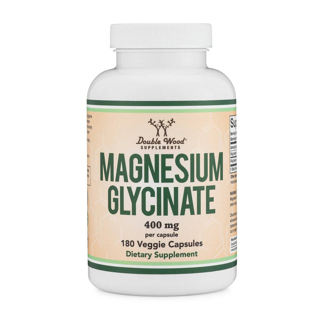 Magnesium Glycinate 400mg, 180 capsules
