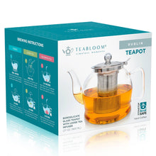 Load image into Gallery viewer, Glass Teapot With Removable Infuser, 27 oz