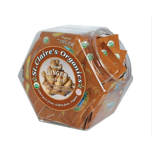 St. Claire's Organics Ginger Pastilles, 1 pouch