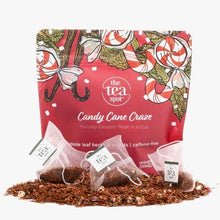 Load image into Gallery viewer, Candy Cane Craze, Holiday Herbal Tea, 15 sachets