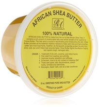 Load image into Gallery viewer, 100% African Shea Butter, Yellow Solid - 16oz