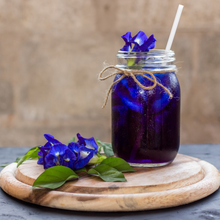 Load image into Gallery viewer, Butterfly Pea Flower Loose Leaf Herbal Blue Colored Tea