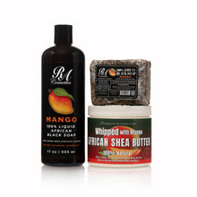 Load image into Gallery viewer, Whipped African Ivory Shea Butter, Mango - 12oz