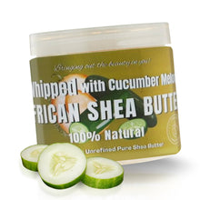 Load image into Gallery viewer, Whipped African Ivory Shea Butter, Cucumber Melon - 12oz