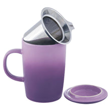 Load image into Gallery viewer, 16 oz Tea Infuser Mug Gradient Series