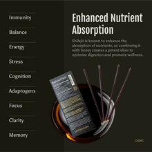 Load image into Gallery viewer, Shilajit Infused Honey Sticks, 10 ct.