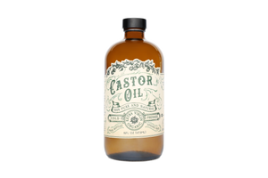 Organic Cold Pressed Castor Oil Hexane Free, 16oz