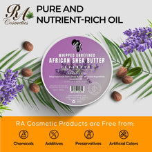 Load image into Gallery viewer, Whipped African Ivory Shea Butter, Lavender - 12oz