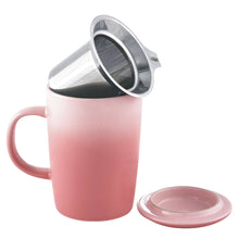 Load image into Gallery viewer, 16 oz Tea Infuser Mug Gradient Series