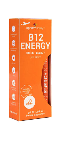 B12 Energy Vegan Oral Spray, 500mcg