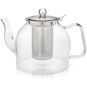 Glass Teapot With Removable Infuser, 27 oz