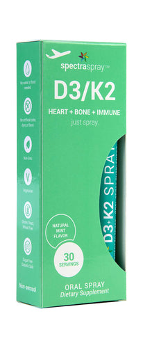 Vitamin D3 W/K2 Oral Spray, 2500UI