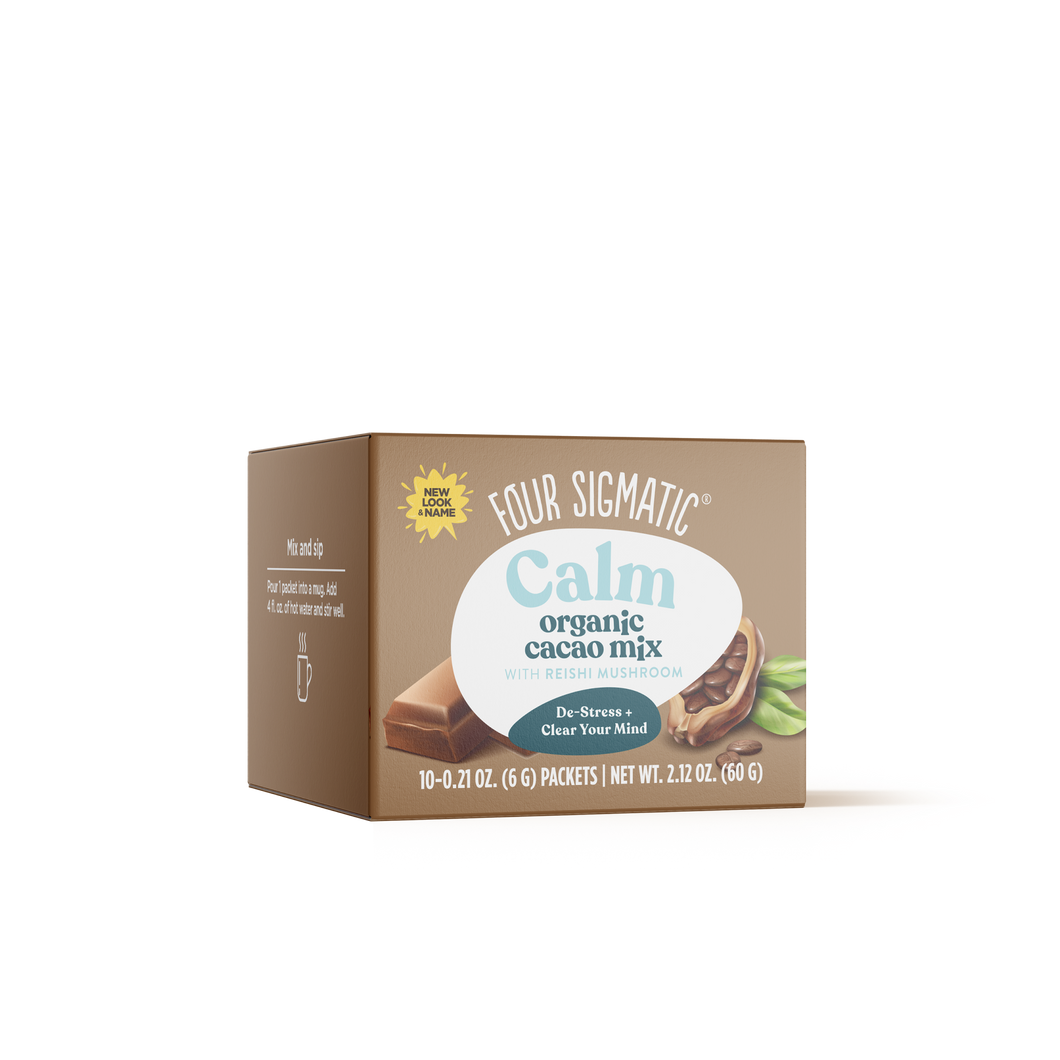 Four Sigmatic Calm Mushroom Cacao Mix with Reishi, 10 packets
