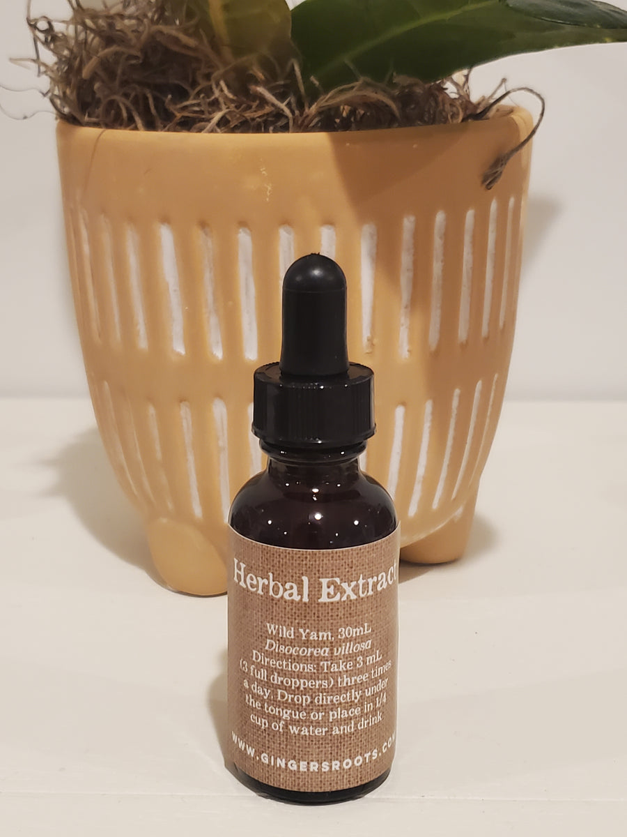 Wild Yam Liquid Extract, 30ml Ginger's Roots