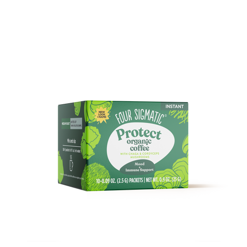 Four Sigmatic Mushroom Coffee Mix with Chaga & Cordyceps, 10 packets